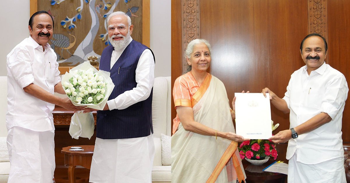 'പ്രധാനമന്ത്രിയുമായി കൂടിക്കാഴ്ച നടത്തി, സ്വപ്ന പദ്ധതികള്‍ക്ക് കേന്ദ്ര പിന്തുണ തേടി'; ധനസ്ഥിതിയില്‍ ഉടന്‍ ധവളപത്രം ഇറക്കുമെന്ന് മുഖ്യമന്ത്രി വി.ഡി. സതീശന്
