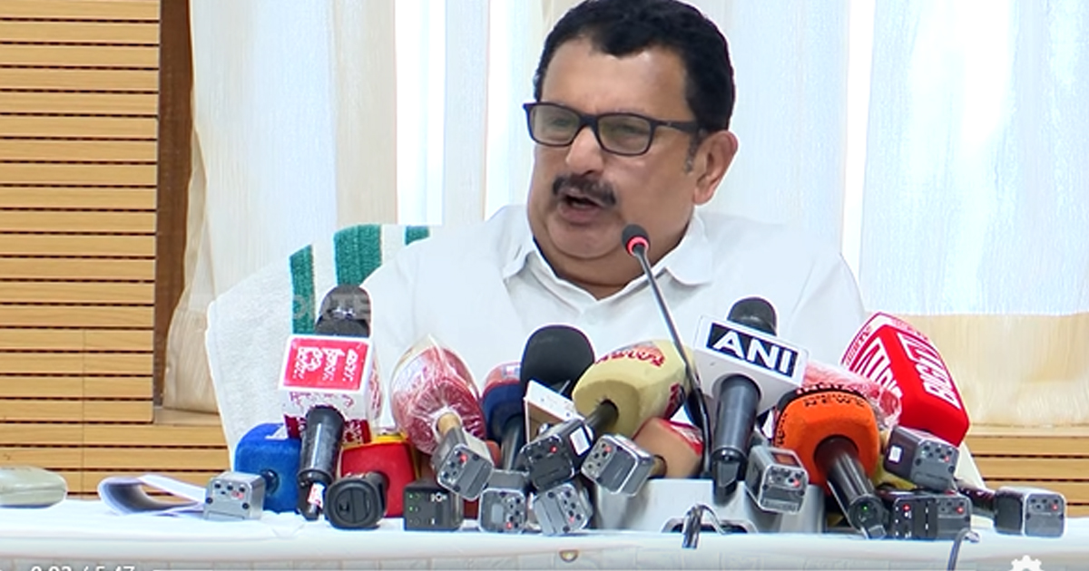 ഷിഗെല്ല നിയന്ത്രണവിധേയമെന്ന് ആരോഗ്യമന്ത്രി കെ മുരളീധരന്‍; പരിശോധന കര്‍ശനമാക്കാന്‍ നിര്‍ദ്ദേശം