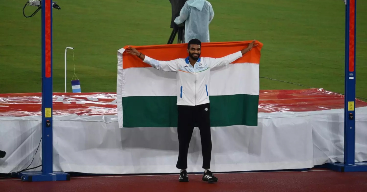 ഏഷ്യൻ ഗെയിംസിൽ മെഡൽ വേട്ട തുടരുന്നു: സർവേഷ് കുഷാരെയ്ക്ക് വെള്ളി; ഡെക്കാത്‌ലണിൽ തേജശ്വിൻ ശങ്കറിന് വെങ്കലം