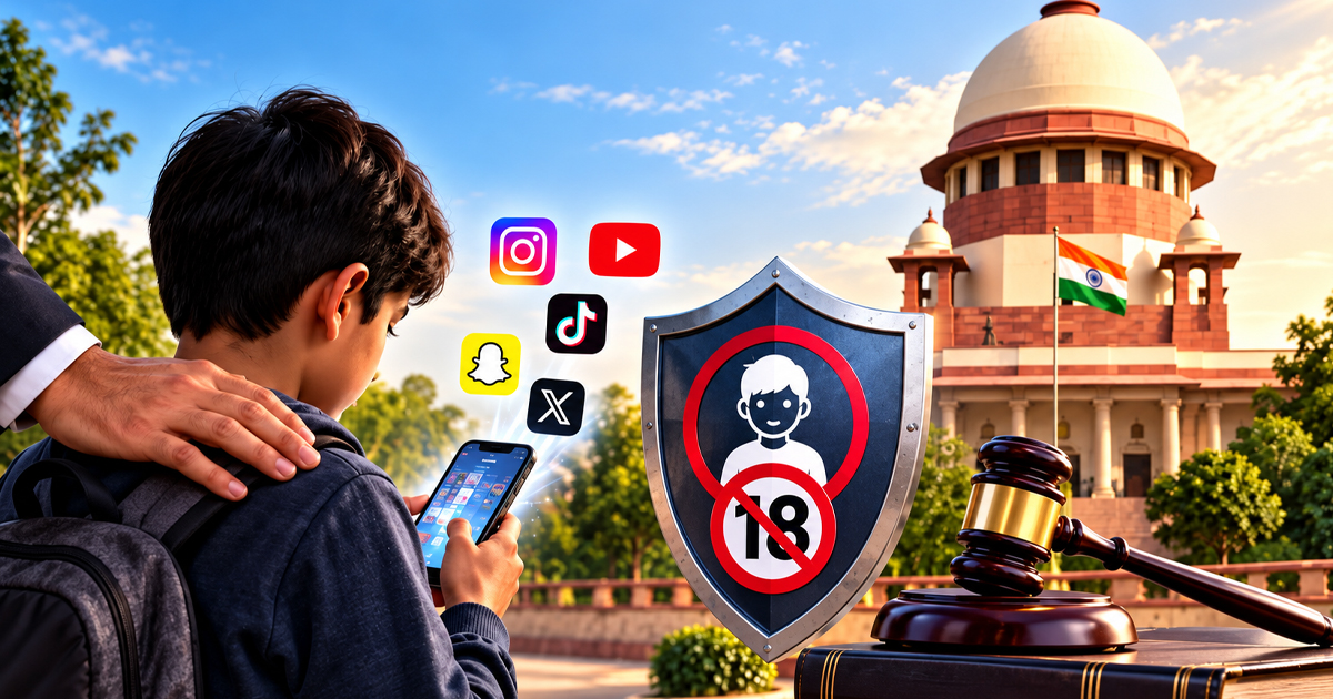 കുട്ടികളുടെ സോഷ്യൽ മീഡിയ ഉപയോഗത്തിൽ നിയന്ത്രണം വേണം: കേന്ദ്രത്തിന് സുപ്രീം കോടതി നിർദേശം