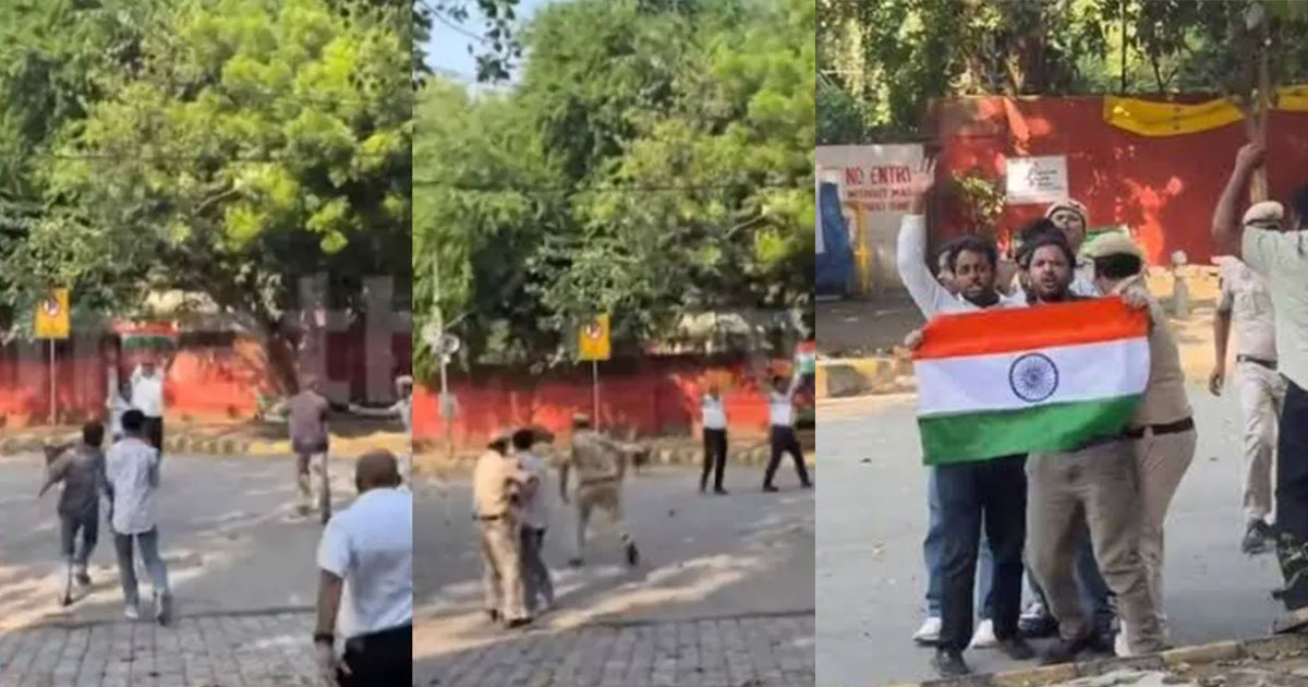 വിലക്ക് ലംഘിച്ച് ജന്തർ മന്തറിൽ കടന്നുകയറി സിജെപി നേതാക്കൾ; അശുതോഷ് റാങ്കയും സൗരവ് ദാസും കസ്റ്റഡിയിൽ