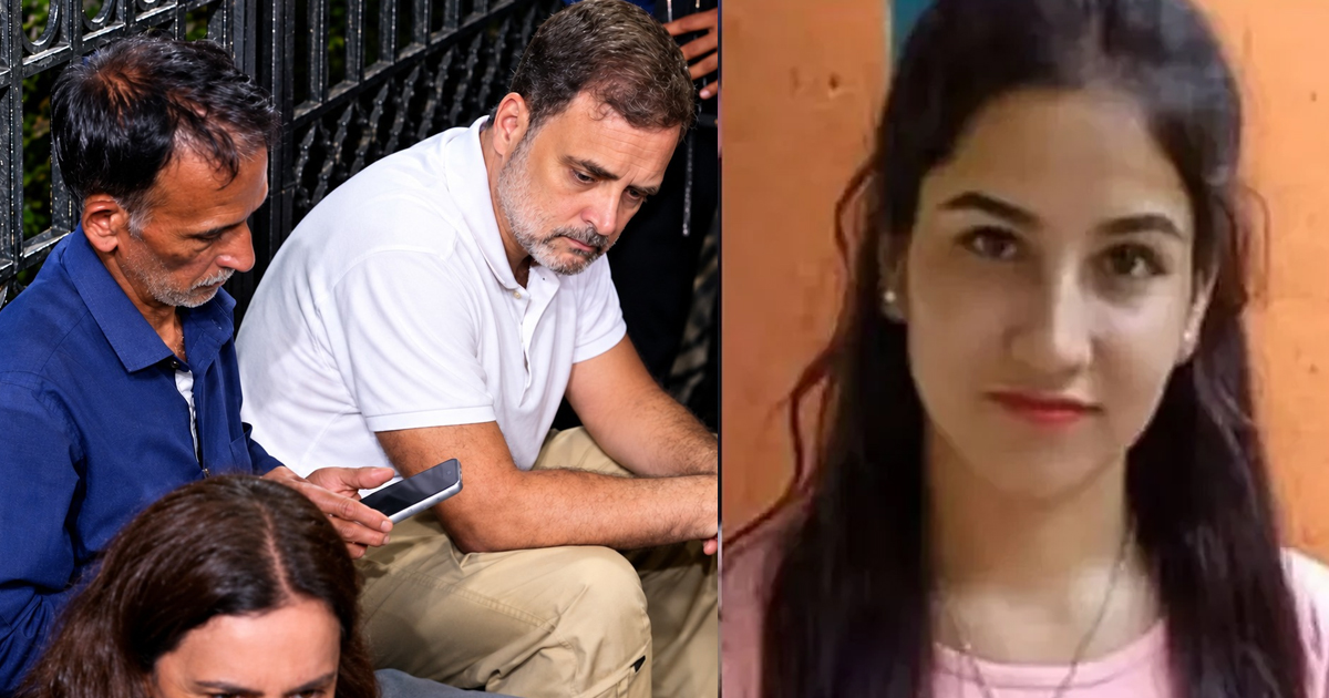 അങ്കിത ഭണ്ഡാരിക്ക് നീതിതേടി ഇന്ത്യ ഗേറ്റിൽ മിന്നൽ സമരം നടത്തി രാഹുൽ ഗാന്ധിയും പ്രിയങ്കയും
