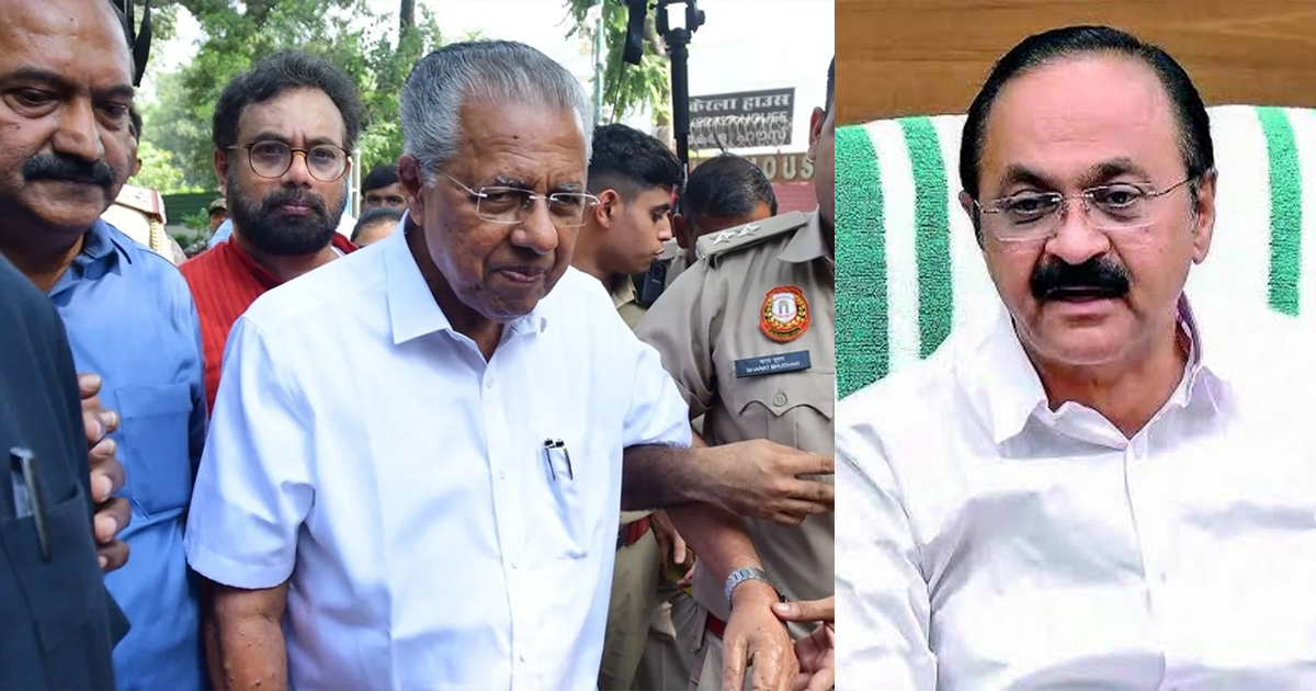 പിണറായി വിജയന്റെ കസ്റ്റഡി; അടിയന്തര ഇടപെടലുമായി മുഖ്യമന്ത്രി വി.ഡി. സതീശൻ